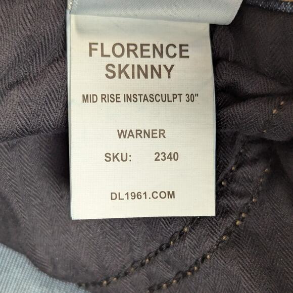 DL1961 DL Performance Florence Skinny Mid-Rise Instasculpt 30" Jeans Size 29 - Picture 6 of 12